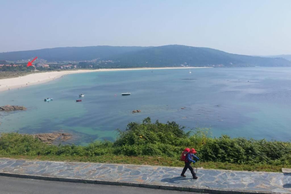 Junto Camino De Santiago,1ª Linea De Playa Apartment ฟินิสแตร์เร ภายนอก รูปภาพ