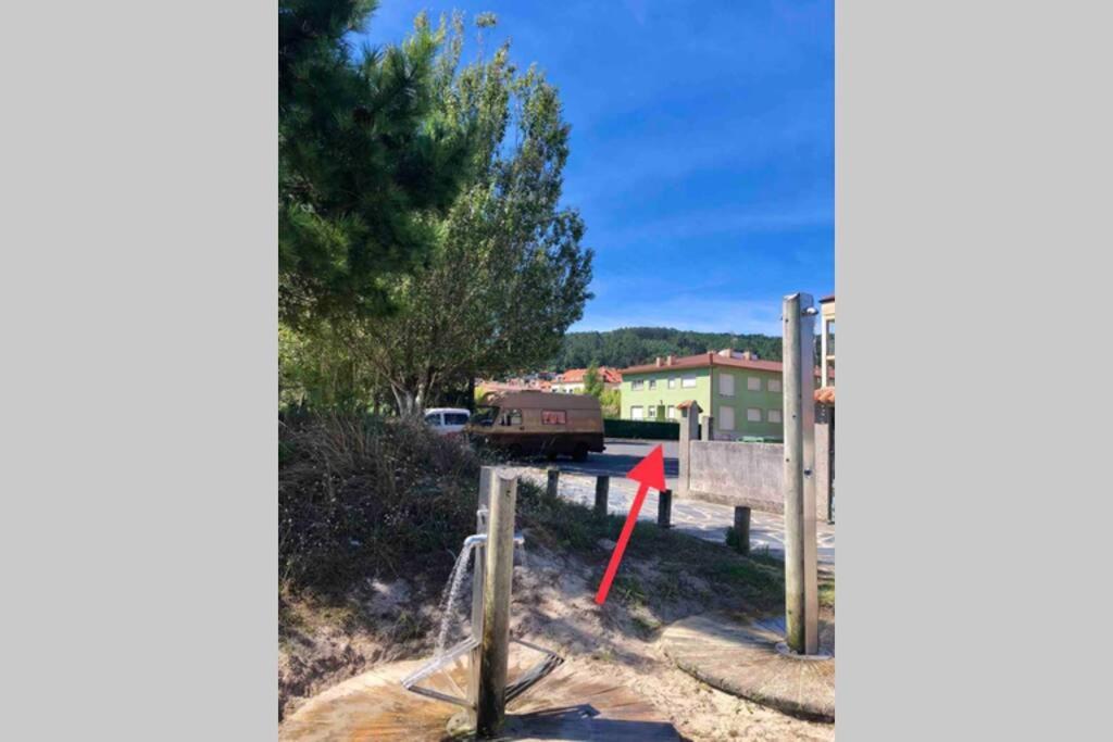 Junto Camino De Santiago,1ª Linea De Playa Apartment ฟินิสแตร์เร ภายนอก รูปภาพ