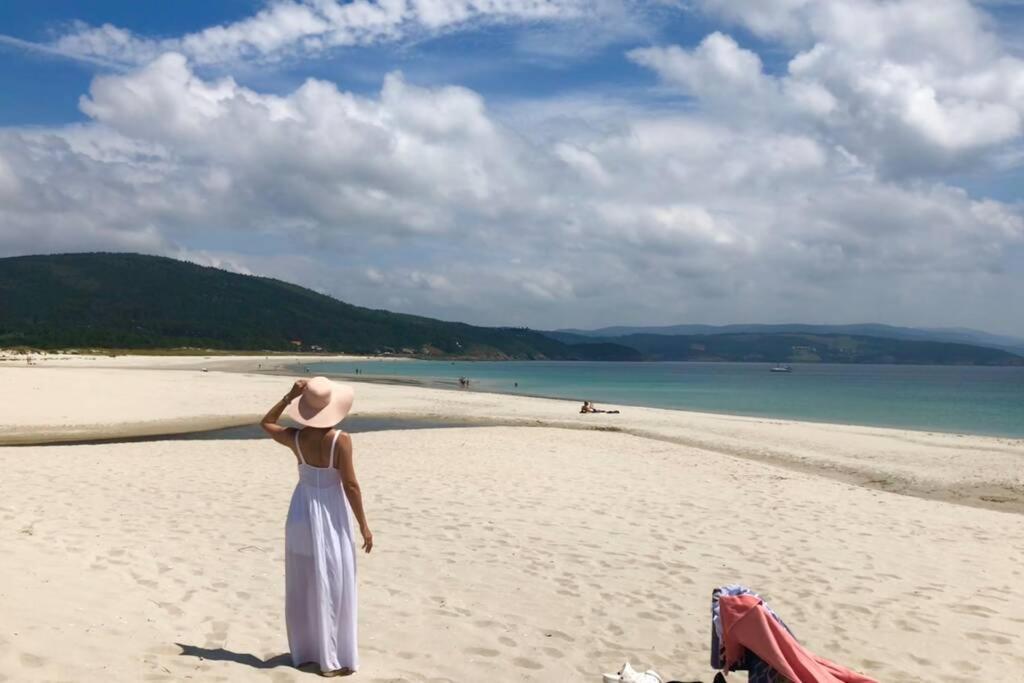 Junto Camino De Santiago,1ª Linea De Playa Apartment ฟินิสแตร์เร ภายนอก รูปภาพ