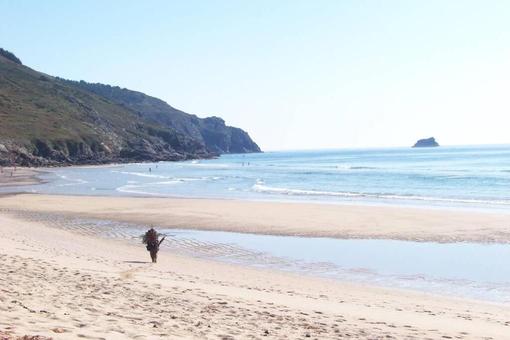 Junto Camino De Santiago,1ª Linea De Playa Apartment ฟินิสแตร์เร ภายนอก รูปภาพ
